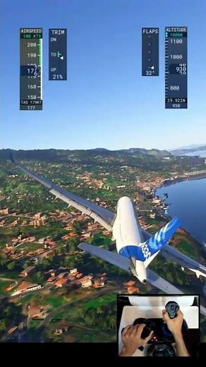 Epic Smooth Landing in Airbus A330