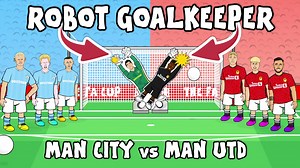 ROBOT GOALKEEPER vs Man City & Man Utd! | 442oons