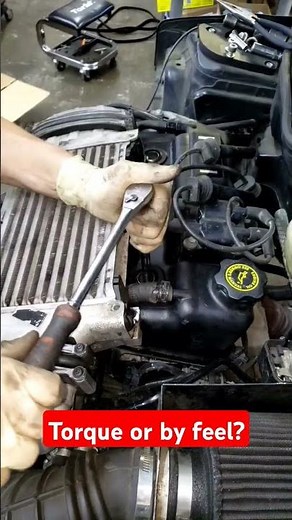 Spark Plugs, Torque Or Feel? #mechanic #automobile