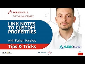 SOLIDWORKS Tips & Tricks: Link Notes to Custom Properties | BEACON