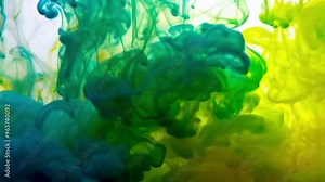 background about colored gas with abstract appearance Depicting patterns and colors that are constantly changing.