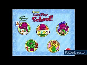 Barney let’s play school game Dvd rom