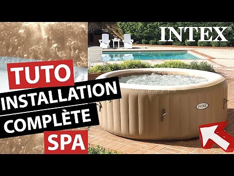 HOW TO INSTALL AND ASSEMBLE YOUR #INTEX PureSPA SAHARA 4-seater #JACUZZI SPA 💧💦