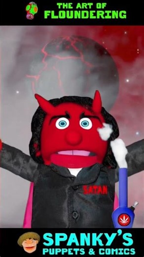 Satan Discusses "Self-Abuse" At Work #puppet #podcast #comedypodcast #improvgames #comedy #funny