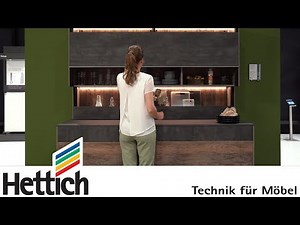 Sliding vertically! Kitchen furniture in a new dimension