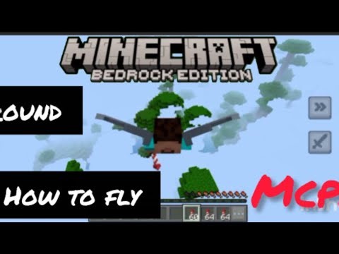 How To Use Elytra Bedrock edition....🤯