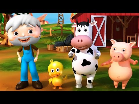 Old Macdonald Had A Farm! | Little Baby Music Time! | Nursery Rhymes | Baby Songs