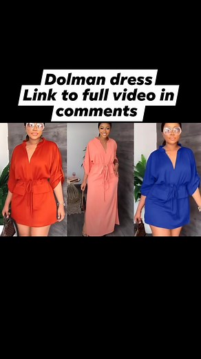 537K views · 9.1K reactions | Maxi V-Neck Dress With Drawstring waist,Pocket illusion And Turn-Up Sleeve. #dress,#diy,#howto | Sew with Aby | Facebook