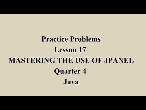 Mastering the Use of JPanel | Q4 Java L17 P1 | SMILE ROAD