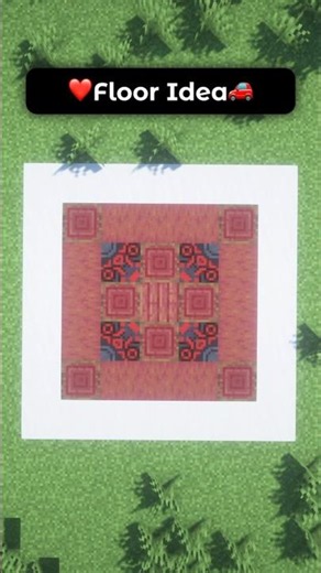 Simple Aesthetic Red Racing Floor Design Ideas In Minecraft! ❤️🚗