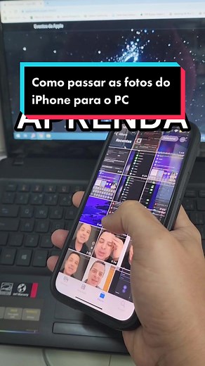 Como passar as fotos do iPhone para o PC