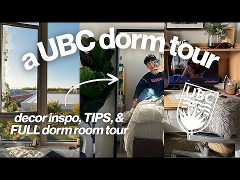 A UBC dorm tour & college dorm tour vlog (University of British Columbia dorm tour)