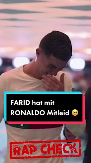 #FARIDBANG hat mit #CRISTIANORONALDO Mitleid 🥺😢 #deutschrap #rapnews #rapcheck #usrap #rapper #rapsong #rap #raptok