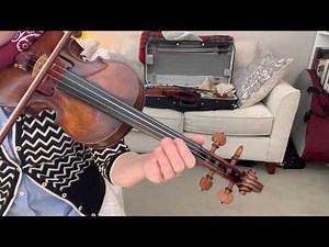 D Natural Minor Scale Violin Tutorial