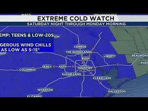 "Winter Storm Watch Update for Houston | Jan 22, Noon