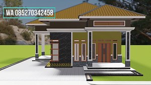 69K views · 1.4K reactions | Promo Desain Rumah 1 lantai 1jt untuk segala ukuran,, wa 0852-7034-2458 desain rumah 7x12m dengan 3 kamar tidur dan 2 teras | Zidan Design | Facebook