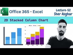 2D Stacked Column Chart in Excel | Lecture 52