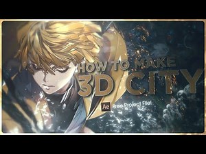 How to Motion Tracking/3D Camera Tracking | After Effects AMV Tutorial 2022 - Free Project File