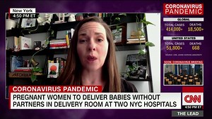 Pregnant women may have to deliver babies without their partners in the delivery room at two New York City hospitals