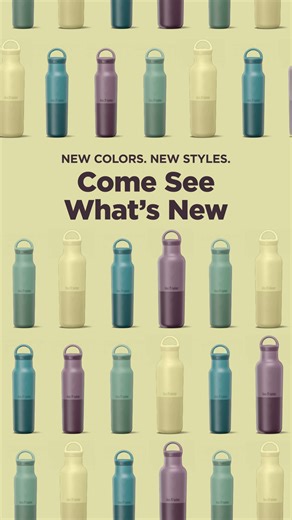 The Rise Classic is built to flex with your day. Sleek enough for your 9-to-5 and colorful enough for your weekend outings. Crafted from certified 90% recycled stainless steel, these bottles are made to do more so you can too. | Klean Kanteen