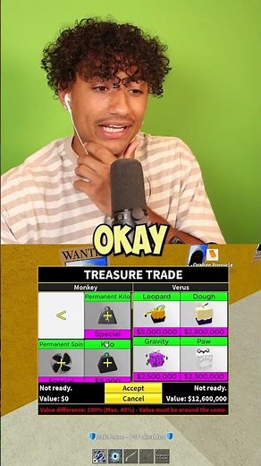 THE BEST TRADE IN BLOX FRUITS!! #roblox #shorts