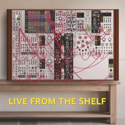 Ambient Berlin School Electronica Live – VCV Rack Shorts #vcvrack #shorts