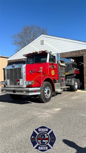 Explore the 1993 Peterbilt Tanker Firetruck at Manitou Park