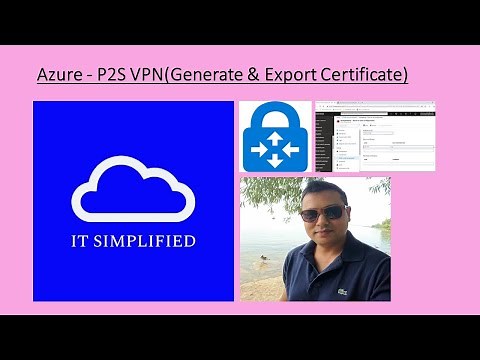 Azure - P2S VPN(Generate & Export Certificate)