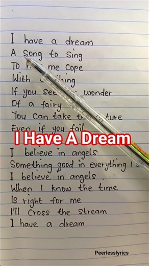 I have a dream song lyrics by Westlife #lyrics #ihaveadream #Westlife