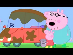 Car Wash with Peppa Pig | Peppa and George Learn to Clean up Before Eating