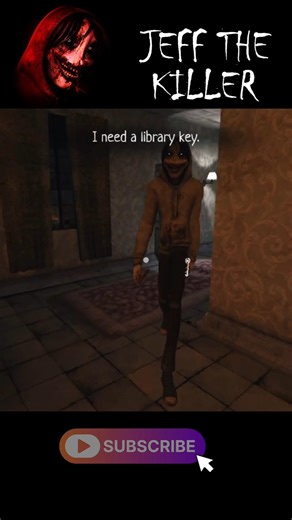 Jeff the killer : This game is so scary 😰#shorts #granny#horrorgaming #redwineplays