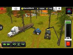 Farming Simulator 18 - Forestry,Scorpionking,Log Fork & Timber runner (Gameplay)