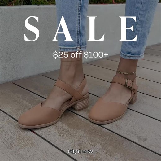 $25 off $100 . No overthinking—just go. | TOMS