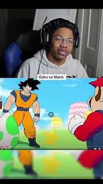 Goku vs Mario rap battle pt.1 . . #goku #memestiktok #animatedstory #mario #reactionvids