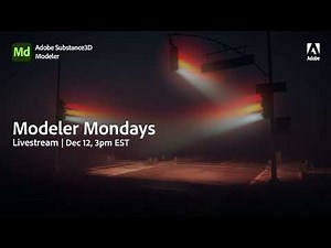 Modeler Mondays: Let there be 3D Lighting with Michael Tanzillo | Adobe Substance 3D