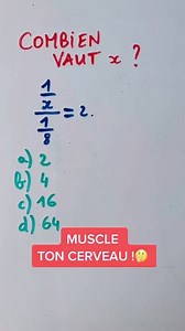 9.2K views · 18 reactions | Une équation compliquée ?樂‼️ Dis-moi en commentaire si tu as trouvé la solution et abonne-toi pour plus de défis mathématiques ✅ #math #maths #mathématiques #équation #calcul #spémaths #lycée #division #fraction | Bosse Tes Maths | Facebook