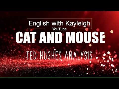 Cat and Mouse | Ted Hughes | Poetry Analysis | Literature | English with Kayleigh