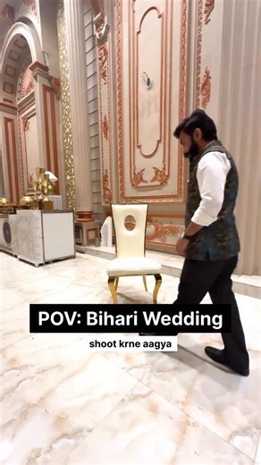 𝐂𝐥𝐢𝐜𝐤𝐢𝐭 𝐒𝐢𝐦𝐚𝐫 🇮🇳 on Instagram: "Welcome to Bihar 😂 Trending reel, wedding photographer content, weddings 2025, viral reel, Clickit Simar, oyeclickit, India’s first wedding vlogger as a photographer, Bihari wedding, Bihar viral videos. #weddingphotographer #photographerlife #instadaily #biharwedding #bihari #bihar #photographer"