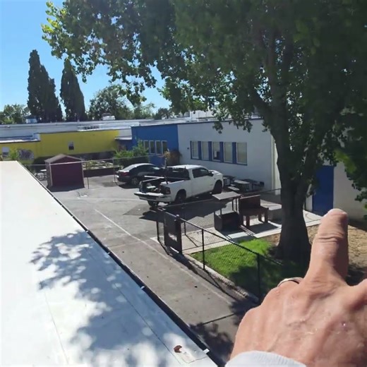 From Install to Check: PVC Warranty Completion - Splash Pad - target patch #frenchieroofer #pvcroof