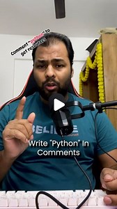 Suman Kumar on Instagram: "Comment “python” to get all resources. Follow @codewithkolin for more of these. Resources contains - DSA question and answers Books Handwritten notes PDFs on DSA Basic python Projects in python. #python #dsa #pythondsa #pythonprogrammers #programming #jobpython #pythonjobs"