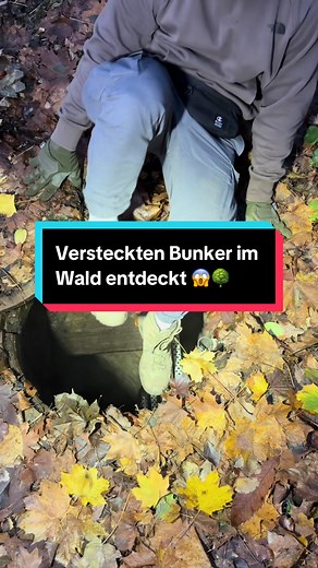 Versteckten Bunker im Wald entdeckt 😱🌳🪖 #bunker #lostplacesgermany #lostplace #deutschland #wald