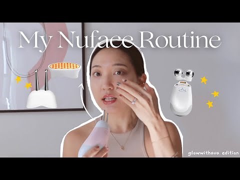 My Full Nuface Routine | how to use attachments & lifting tutorial
