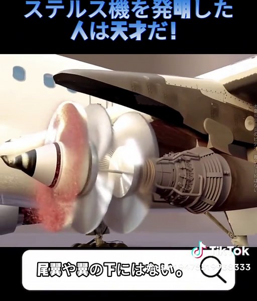 ステルス飛行機を発明した人は本当に天才だ#隠す #戦場 #避ける #安全 #飛行機 #科学技術 #原理