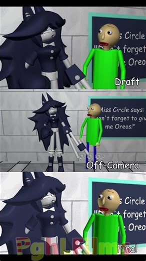 Miss Circle Greets Baldi Animation Process! #baldisbasics #baldi #pghlfilms #animation