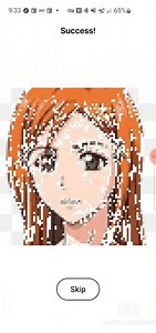 Bleach pixel art (Orihime) (pixel art part 223)