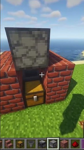 Automatic Concrete Machine in Minecraft - #shorts