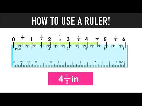 How to Use a Ruler: Standard & Metric