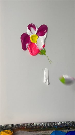 46K views · 393 reactions | How to Paint Beautiful Cherry Blossom | Easy Acrylic Flower Painting Tutorial #195 | Painting Skills | Facebook