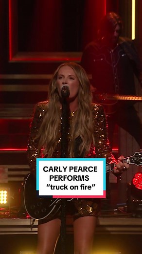 Carly Pearce Performs “Truck on Fire” on Fallon Tonight