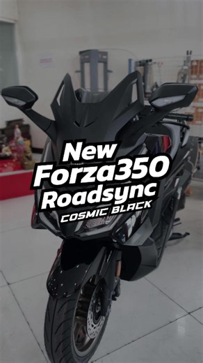 Explore the New Forza350 RoadSync in Cosmic Black